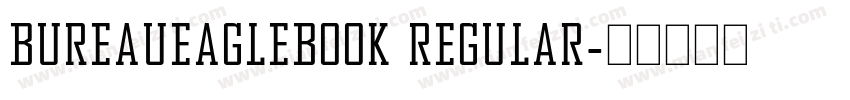 BureauEagleBook Regular字体转换